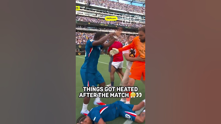 Chelsea-PSG Gets HEATED At Full-Time 😳