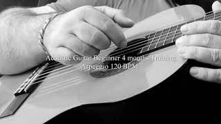 Arpeggio guitar beginner 4 months training