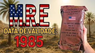 PROVEI UMA RAÇÃO MILITAR VENCIDA EM 1985 - 40 ANOS, AINDA TÁ BOA?