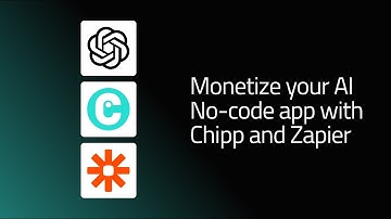 How to monetize an AI no-code app (Bubble, Softr or Airtable) using Chipp & Zapier
