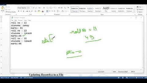 Binary File: Append and Update operation 23 July