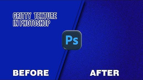 How to Create Gritty Texture Effect in Photoshop | Before vs After Tutorial 2025 🔥