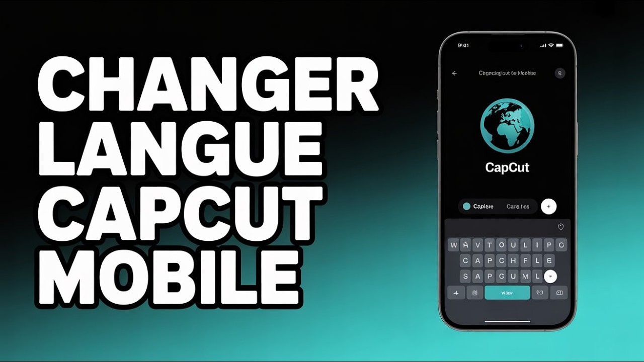 Comment Changer La Langue Sur CapCut Mobile ( Guide Complet ) - YouTube