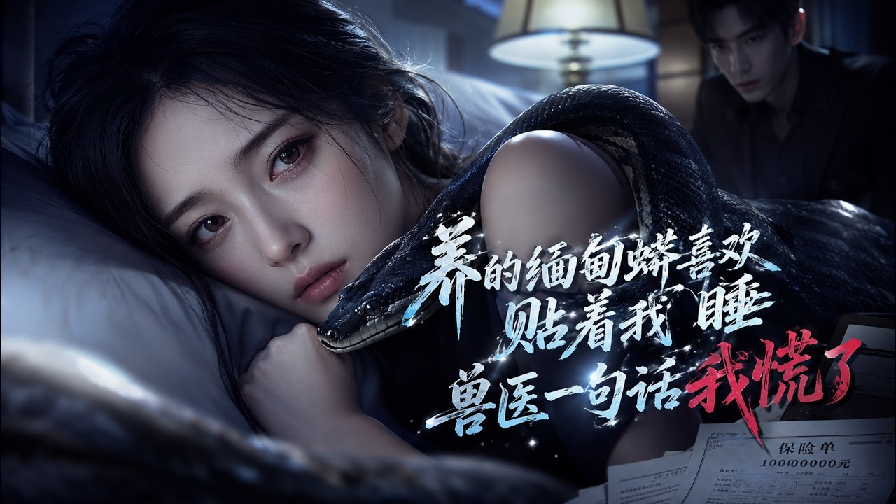 養的緬甸蟒夜襲，獸醫的話讓我背脊發涼