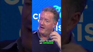 Piers Morgan on freedom of expression.