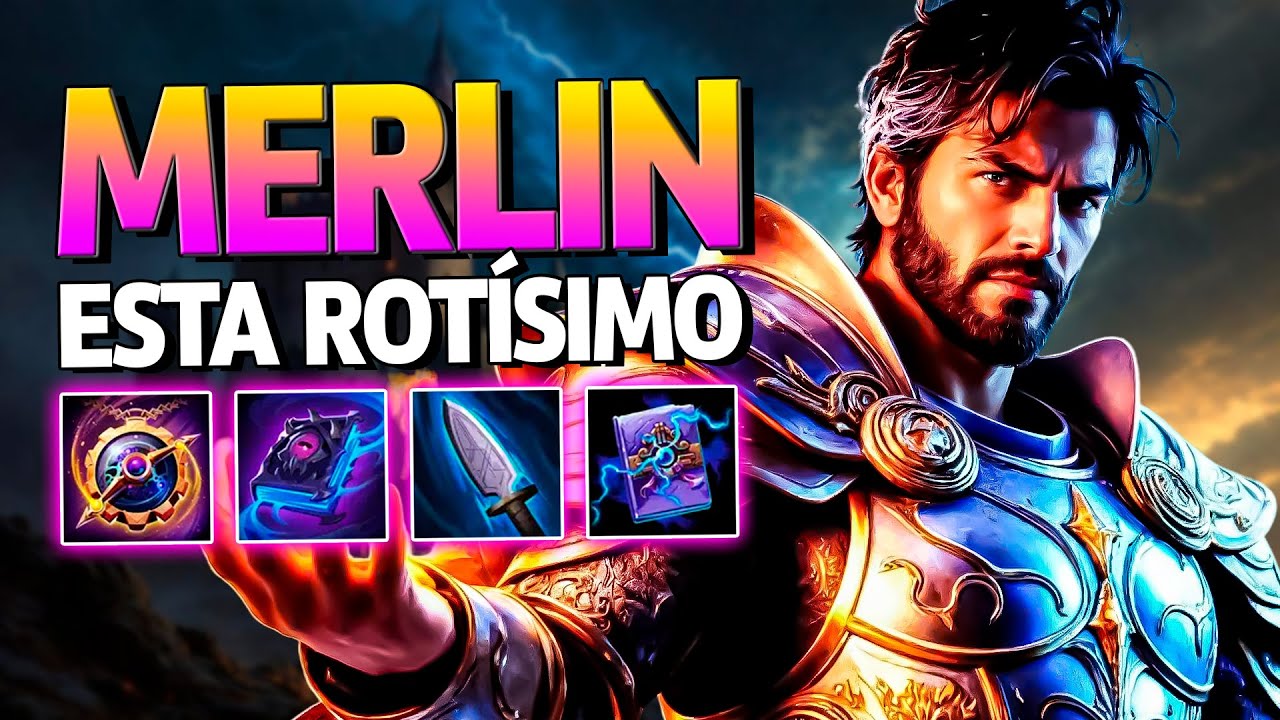 MERLIN ES EL ÚNICO MAGO QUE CARREA ESTAS PARTIDAS - YouTube
