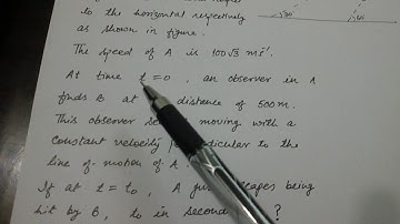 Relative Motion* ( S. No. 10 )   [ Relative Motion - IIT JEE Main & Advanced Physics Video Lecture ]