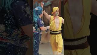 Mi parte favorita de Saladdin era el bailarín de amarillo