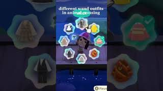 Animal crossing wand outfit differences #acnh #gaming #cozygaming #nintendo #animalcrossing Animal crossing wand outfit differences #acnh #gaming #cozygaming #nintendo #animalcrossing