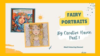 Fairy Portraits Creative Haven by Jarret Brodeur  Part 1 - Colour Along