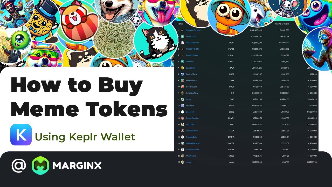 2/4 - Buying Meme Tokens using Keplr Wallet