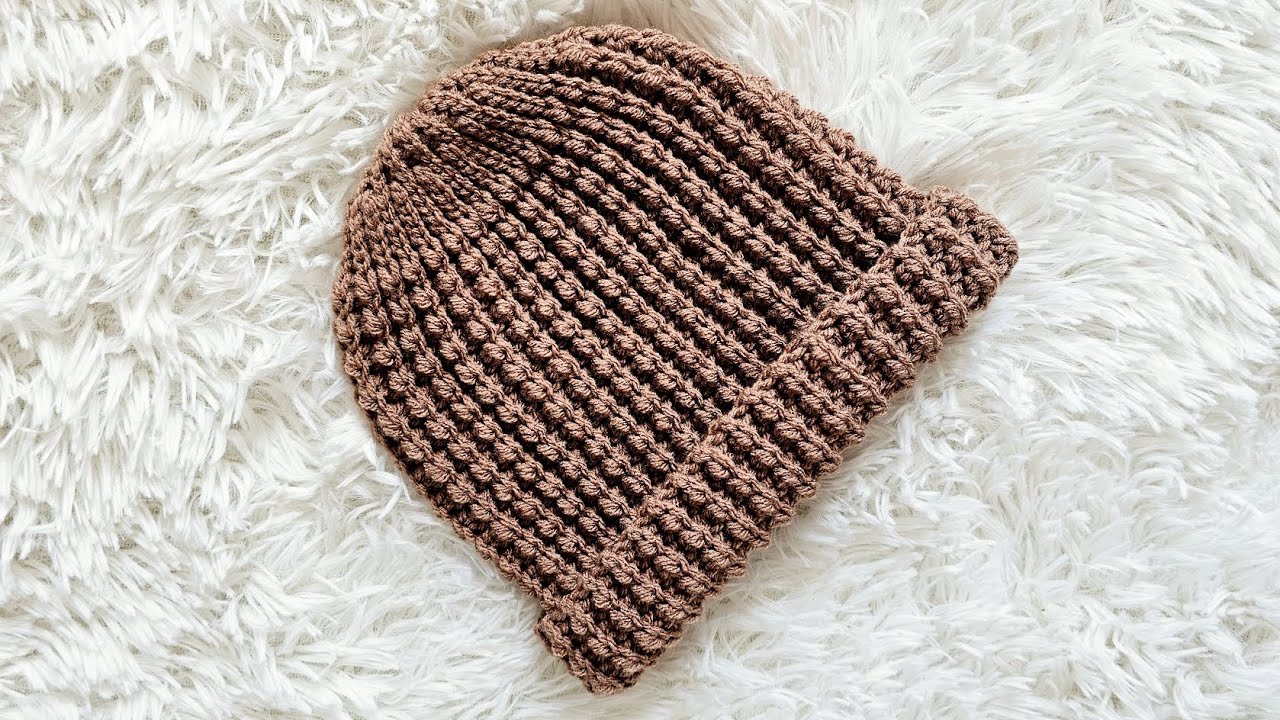 Crochet Gorro Para Todas Las Tallas Paso a Paso❤️