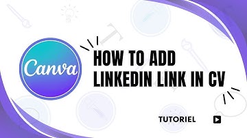 How to add LinkedIn link in cv with Canva