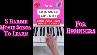 5 Barbie Movie Songs to Learn in 1 Minute