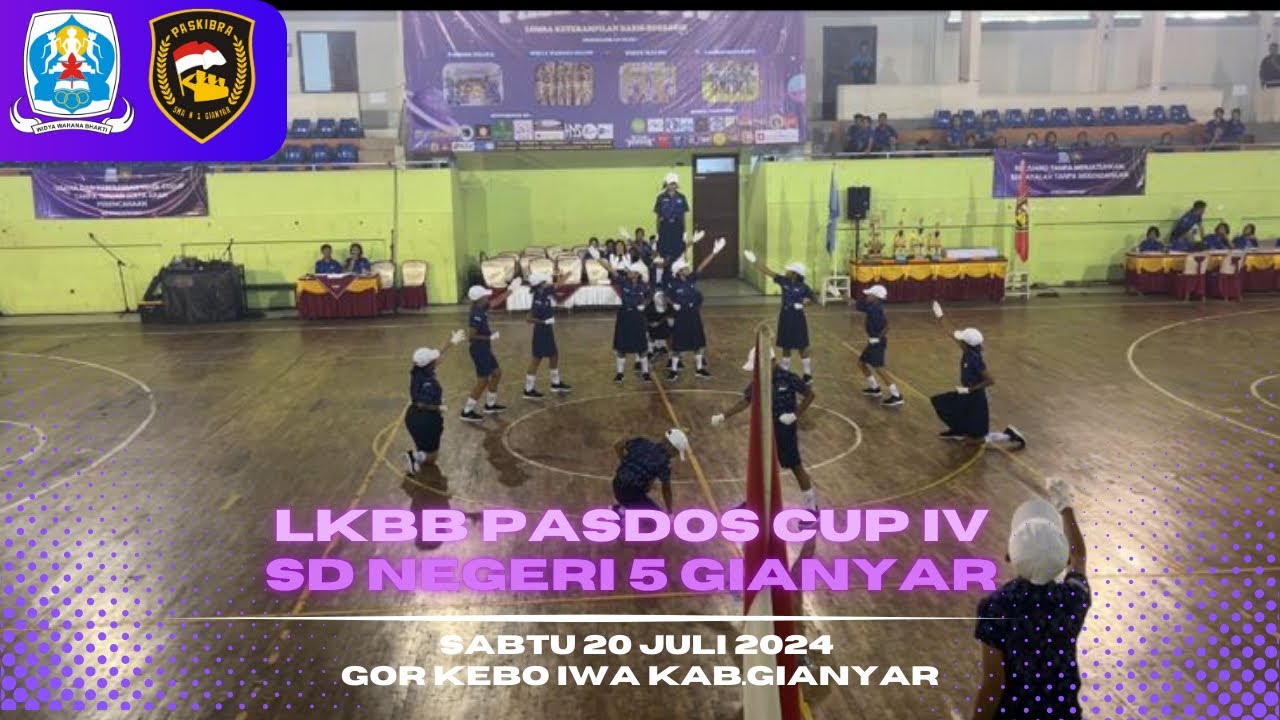 NO.UNDI 7 SD NEGERI 5 GIANYAR LKBB PASDOS CUP IV #PASKIBRADOSMAN
