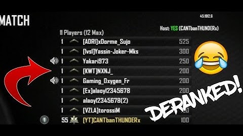Deranking People in Black Ops 2  - BO2 "Derank Lobby" Enstone Mod Menu