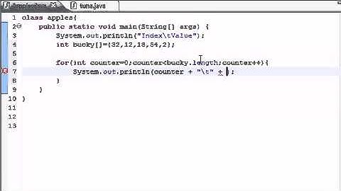 Java Programming Tutorial   28   Creating an Array Table   YouTube