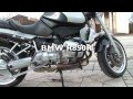 BMW Motorrad R850R oilhead flat boxer engine walk around and sound check after the 40k service