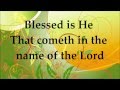 Baruch Haba B&#39;shem Adonai - Lyrics