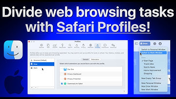 How to use Safari Profiles on a Mac to separate browsing tasks or users!