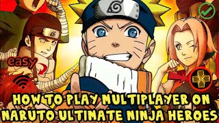 How to play a multiplayer on Naruto Ultimate ninja heroes ppsspp tutorial