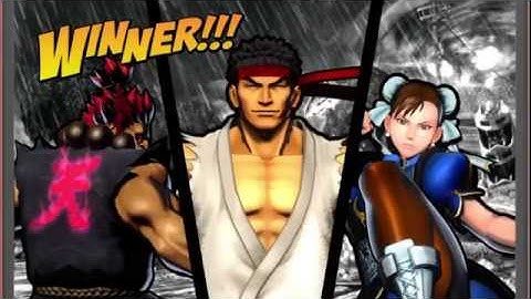 ULTIMATE MARVEL VS  CAPCOM 3 Ryu Akuma Chunli Ending