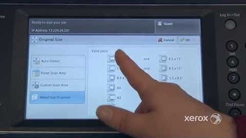 Xerox WorkCentre 7800 Family - Scan To Email Layout Adjustment Tab