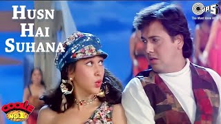 Husn Hai Suhana | Coolie No. 1 | Govinda \u0026 Karisma Kapoor | Abhijeet \u0026 Chandana Dixit | 90's Hits