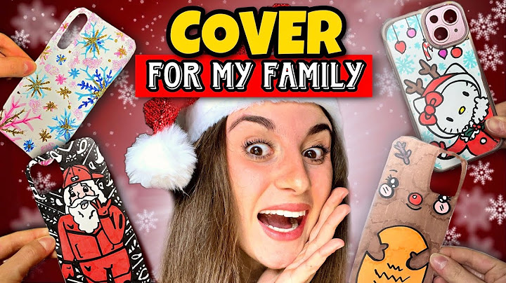Creo le COVER di NATALE per la mia FAMIGLIA😍❄️Reaction Assurda❤️