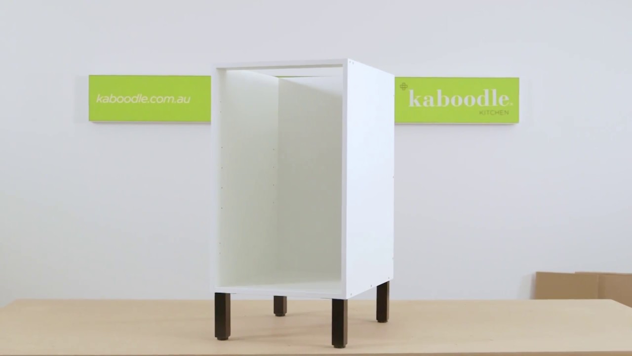 Installing designer legs kaboodle kitchen YouTube