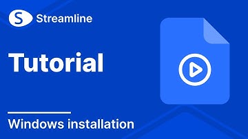 Streamline installation guide Windows