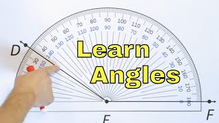 Learn Acute, Obtuse & Right Angles and Measure Angles with a Protractor  [597]