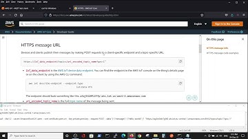 For ESP32 from ESP IDF to AWS IOT Core HTTPS POST request - Test a Thing by CURL - video #2