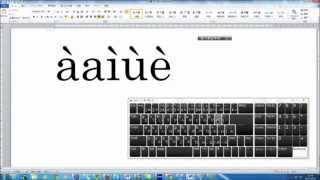 曲折アクセント記号付き文字の入力 曲折アクセント記号付き文字の入力
