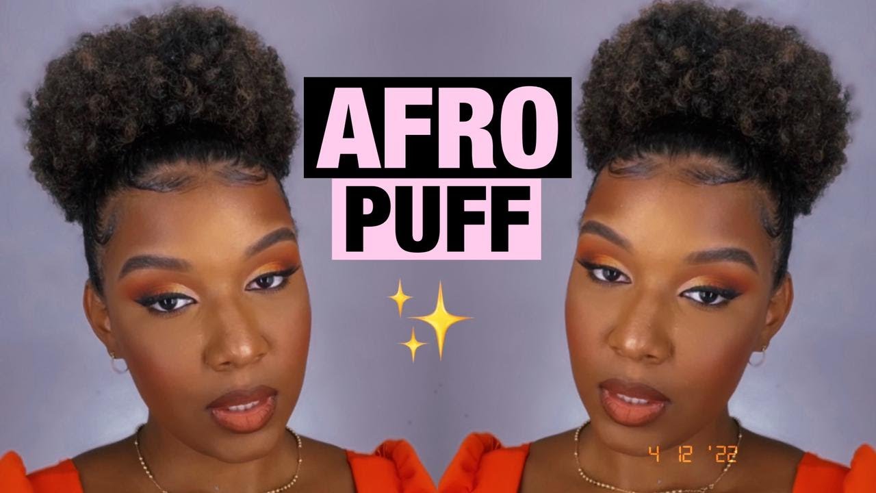 COMO FAÇO AFRO PUFF NO MEU CRESPO CURTINHO | Lary Rodrigues