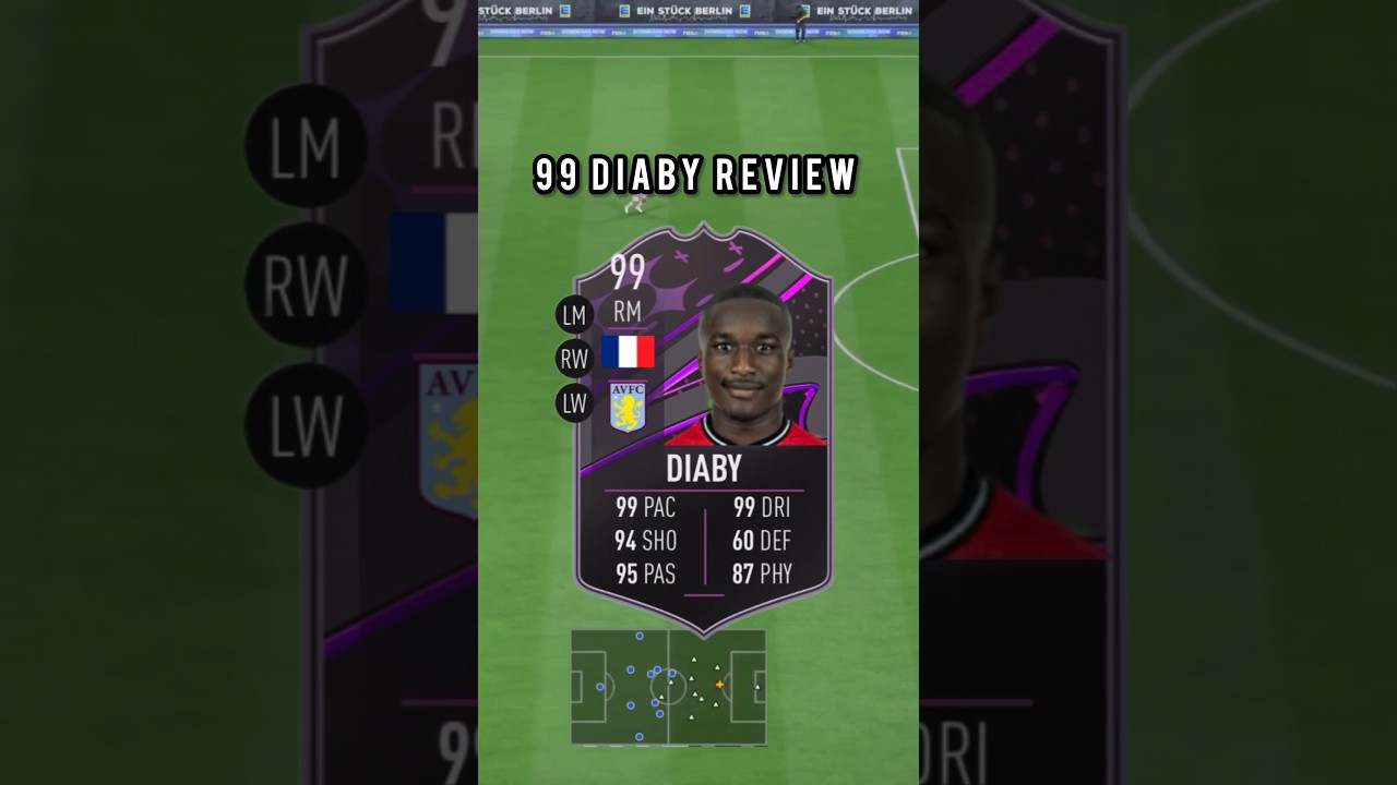 99 Diaby Review in Fifa23 / Best dribbling in the game super fast 