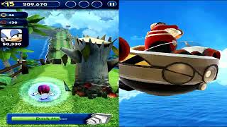 Sonic Dash (Knuckles Run), Cool Android Reverse Gameplay HD - Part 14 screenshot 4