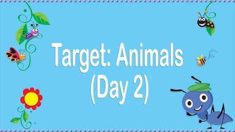 Big Fun 1, video 12, Unit 7 "Target: Animals (Day 2)"