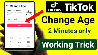 How To Change Age On Tiktok Account Change Your Date Of Birth In Tiktok 2023