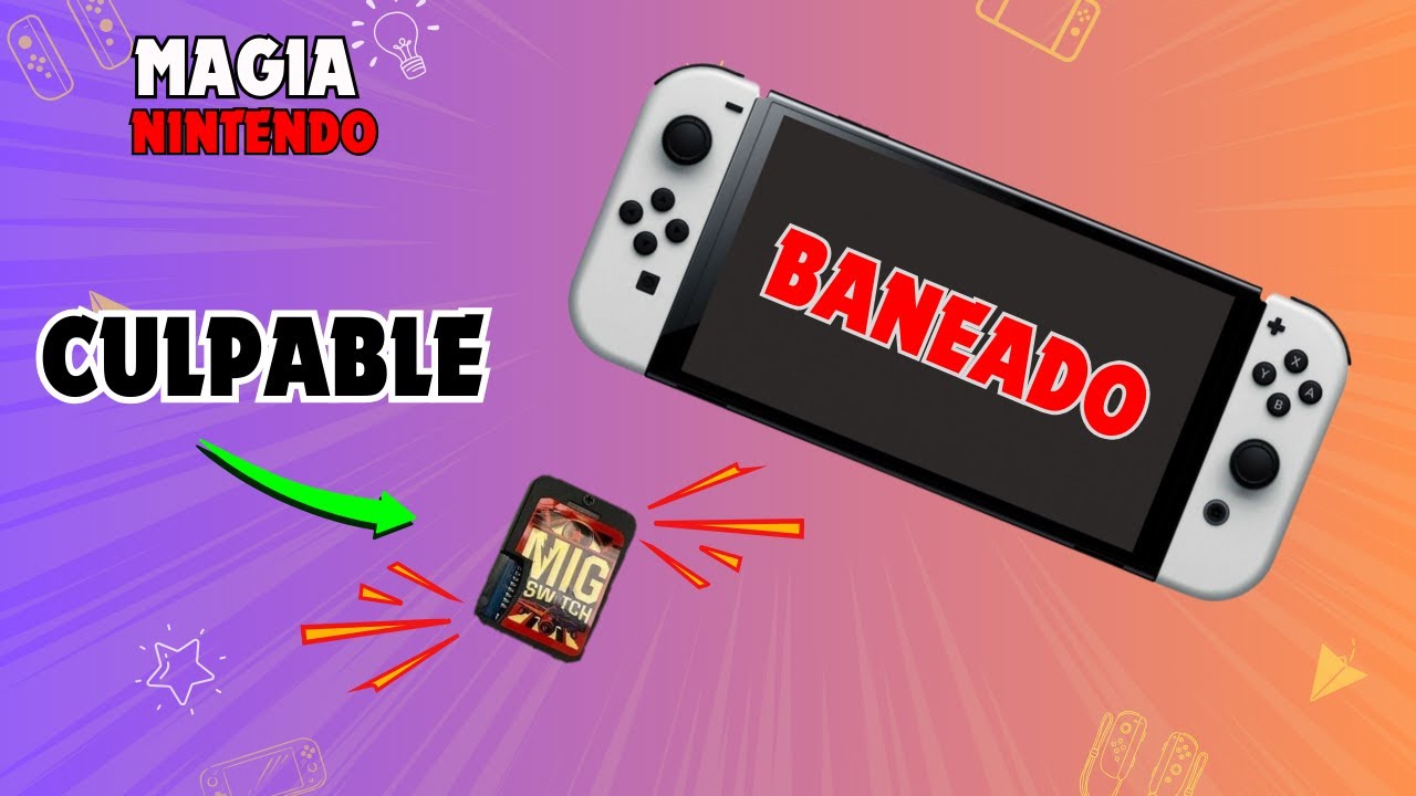 Magia Nintendo Switch Baneo por cartucho Mig-Switch