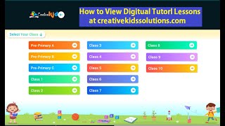 How to view  creativekidssolutions Digital Tutor  Online Lessons screenshot 5