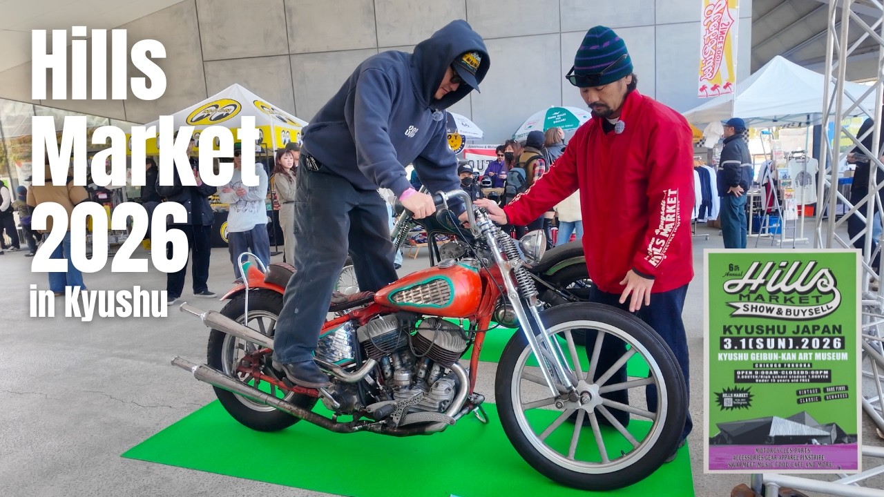 Hills Market 2026 - The Best Motorcycle Show in Kyushu!