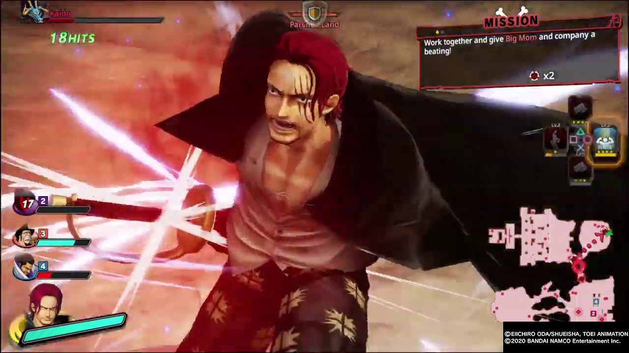 One Piece Pirate Warriors 4 Shanks Vs. Dragon Kaido (New World Log