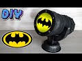 Como fazer o Bat Sinal Luminária - Batman.