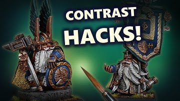 Contrast Hacks! Painting Dwarf Heroes for Warhammer The Old World | Tutorial