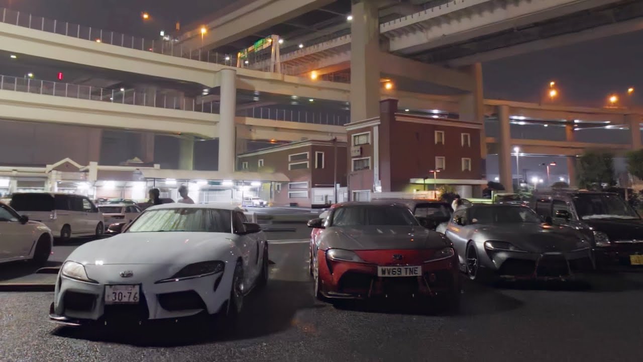 VR POV Daikoku PA Car Meet - YouTube