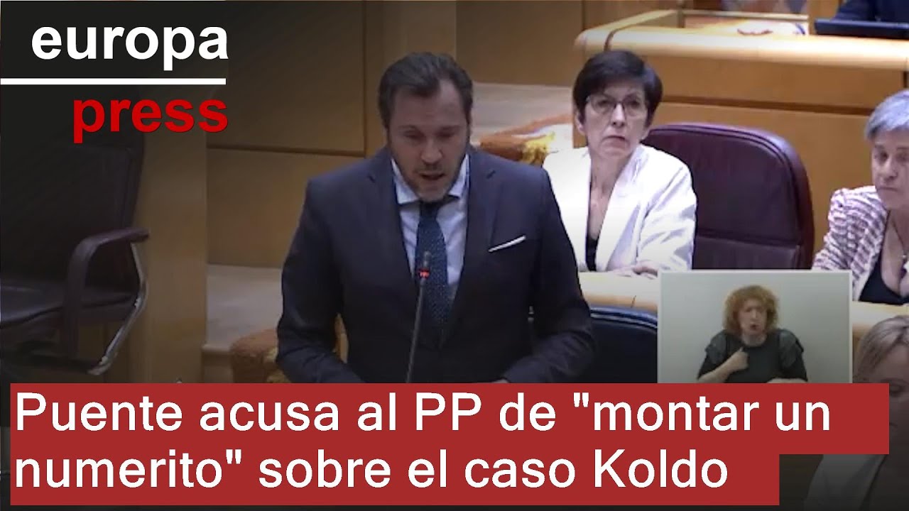 Puente acusa al PP de "montar un numerito cada semana" sobre el caso ...