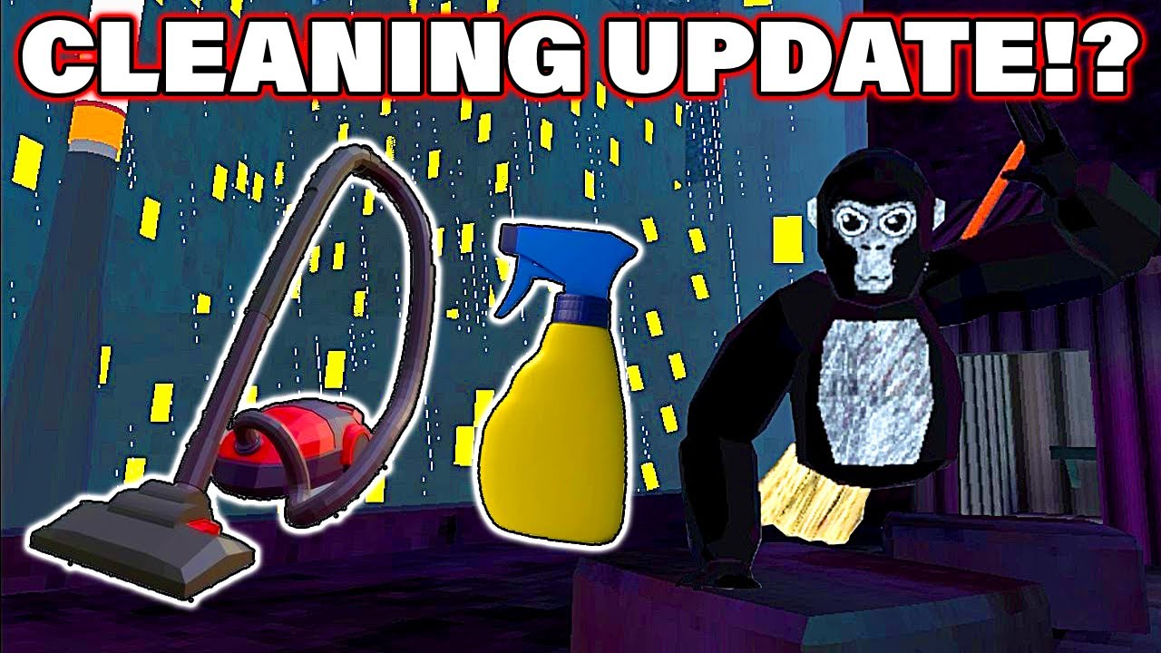 Gorilla Tag Cleaning Update Sneak Peek! (House Update 2?) YouTube