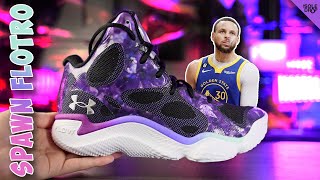 So this is the Shoe Steph Curry has Been Wearing... UA Curry Spawn Flotro Detailed Look & Review!