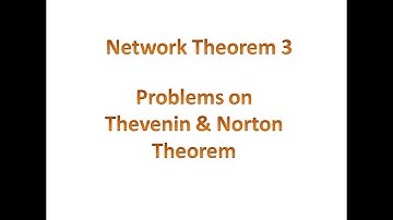 Network Theorem Part 3